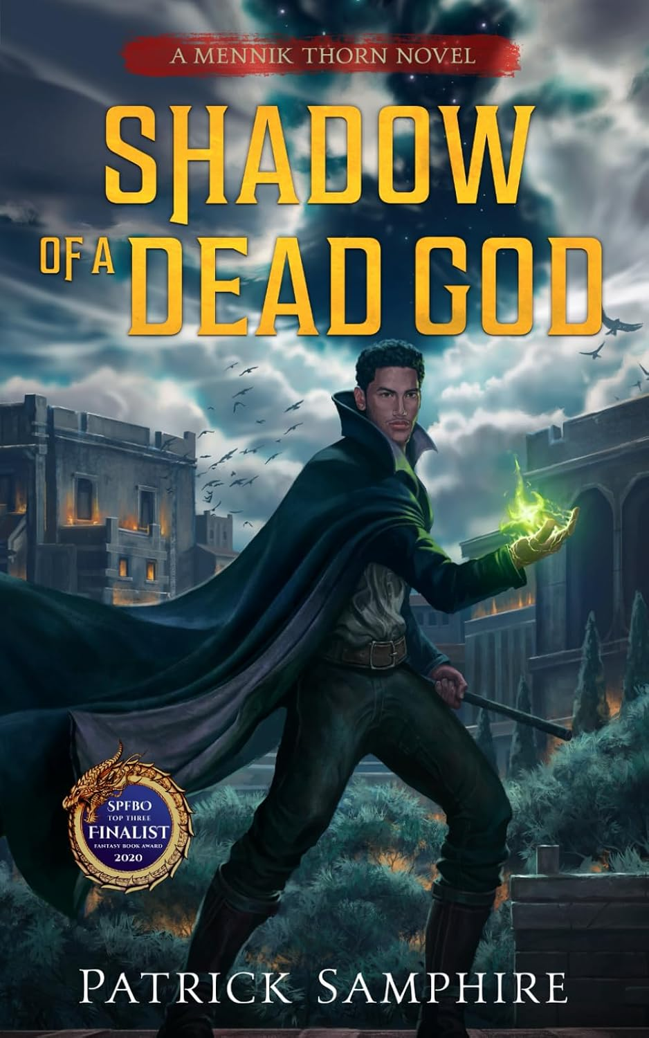 Shadow of a Dead God by Patrick Samphire — book cover